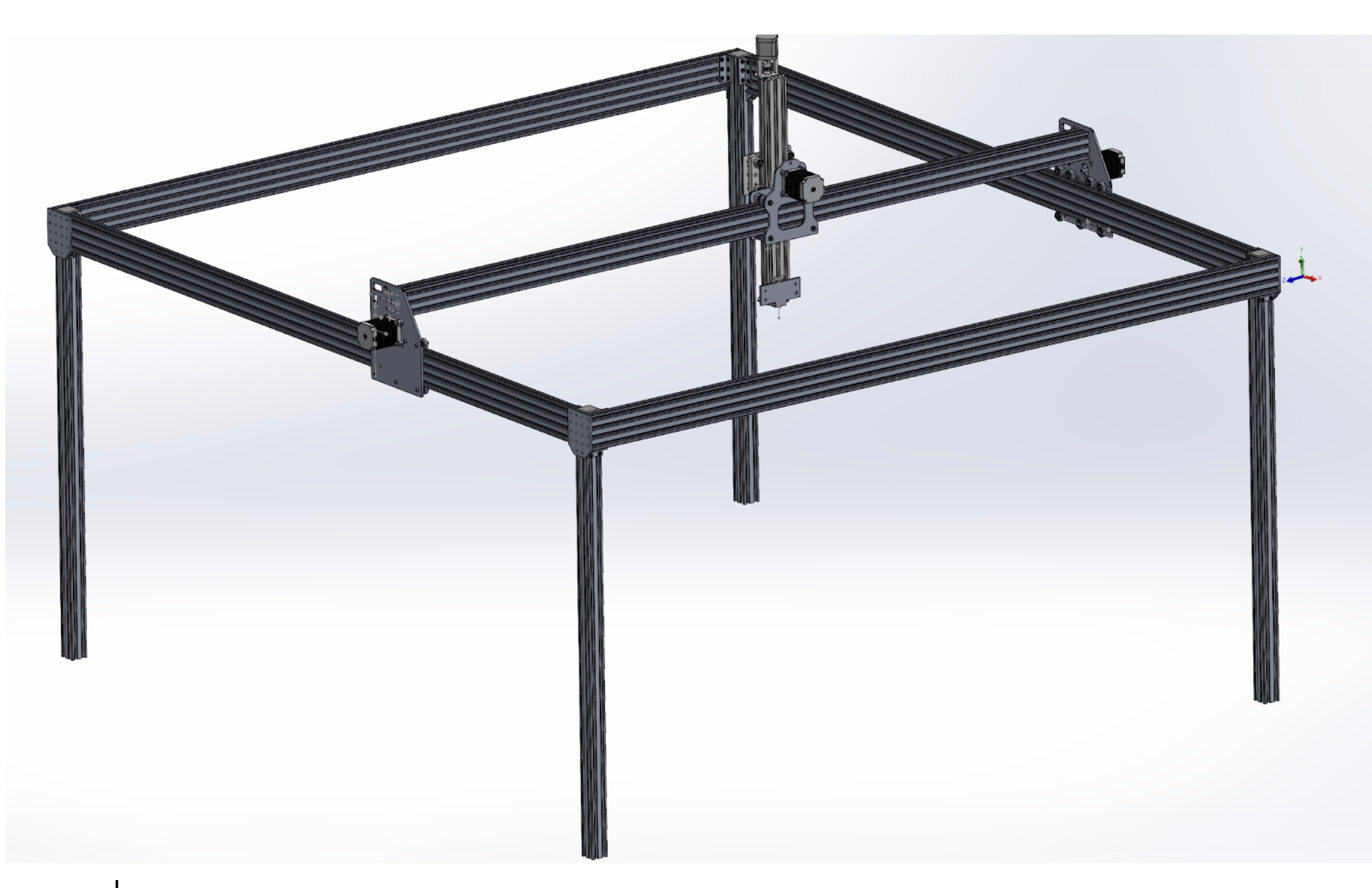 SolidWorks CAD assembly view 1